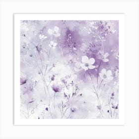 Lilac Flowers 5 Art Print