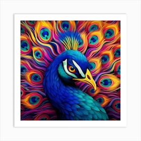 Peacock 6 Art Print