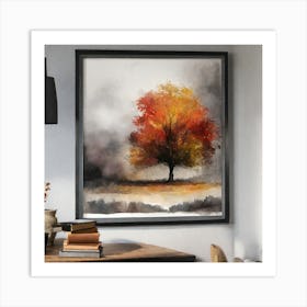 BB Borsa Wall Autumn Tree Art Print