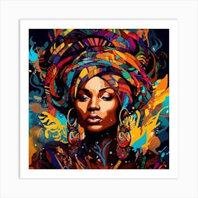 African Woman 38 Art Print