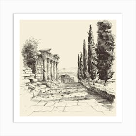 Ancient Greece 1 Art Print