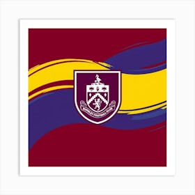 Burnley F.C Logo Wall Art 10 Art Print