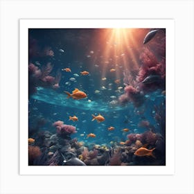 Coral Reef Art Print