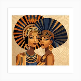 Egyptian Women Art Print