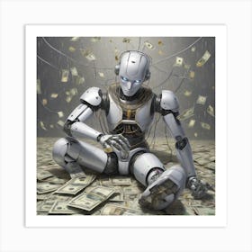 AI MAKE MONEY Art Print