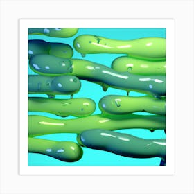 Alien Peas Art Print