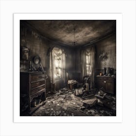 Abandoned Room Art Print