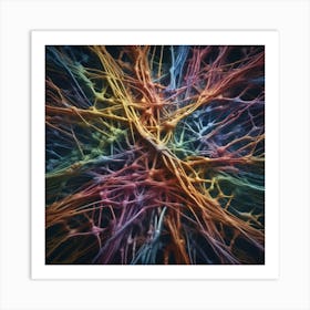 Neuronal Network 8 Art Print