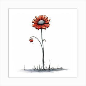 Dead Flower Art Print