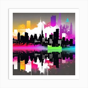 New York City Skyline 40 Art Print