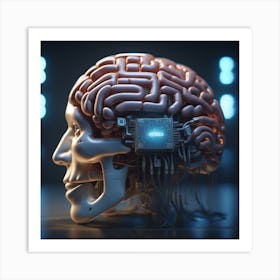 Artificial Brain 60 Art Print