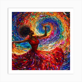 Latin Dancer 3 Art Print