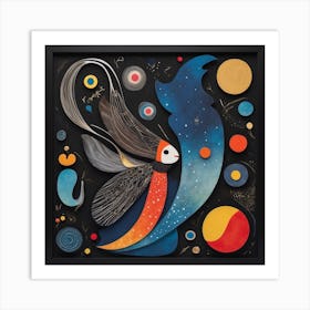 mythical creature with wings Art Print