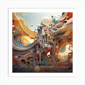 Abstract Painting 14 Art Print