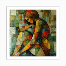 Abstract Of A Woman 18 Art Print