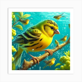 Nice Canary Art Print