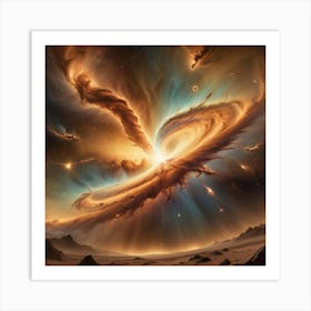 Galaxy In Space Art Print