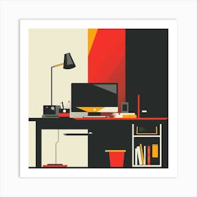 Home Office 1 Art Print