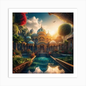 Egyptian Palace Art Print