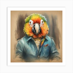 Parrot 35 Art Print