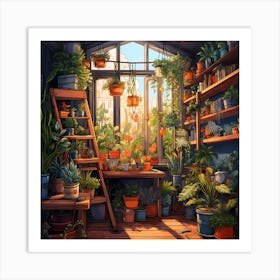 Garden Room 2 Art Print