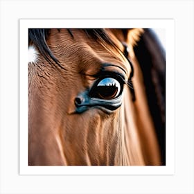 Eye Of The Horse Art Print