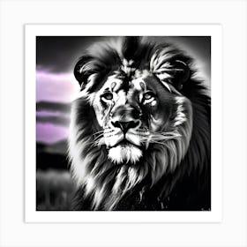 Lion Portrait 5 Art Print