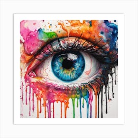 Eye Of The Rainbow Art Print