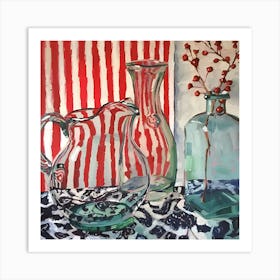 Glass Jugs Art Print