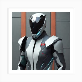 Futuristic Suit 3 Art Print