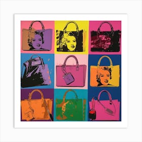 Handbag Pop Art Art Print