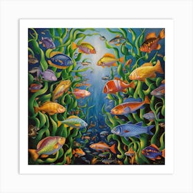 Tropical Fish (3) Art Print