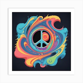 Peace Sign Art Print