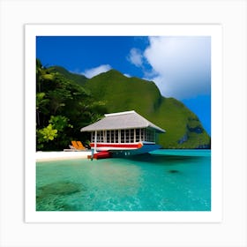 House On The Beach 1 Art Print