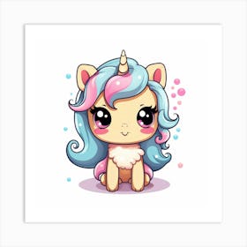 Cute Unicorn 149 Art Print