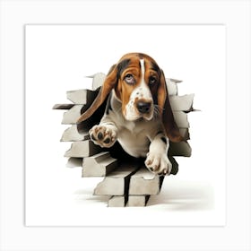 Basset Hound Art Print