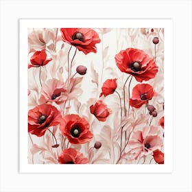 Red Poppies 1 Art Print