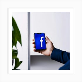 Facebook Social Media Networking Communication Connection Online Platform Internet Technolo (2) Art Print
