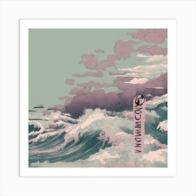 Waves In The Sky Art Print