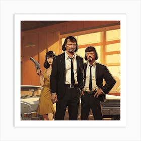 Pulp Fiction 2 Art Print