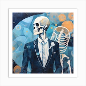 Skeleton Suit 1 Art Print