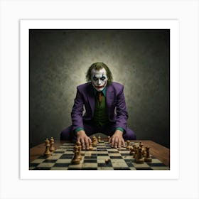 Joker Chess 2 Art Print