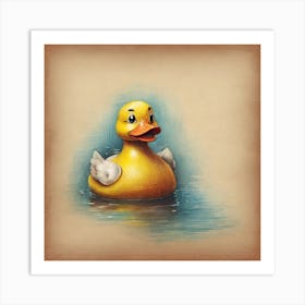 Rubber Duck 1 Art Print