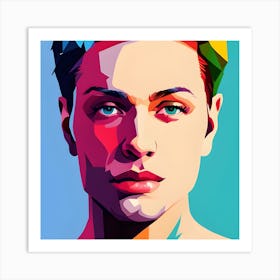 Portrait Of A Woman Art Print