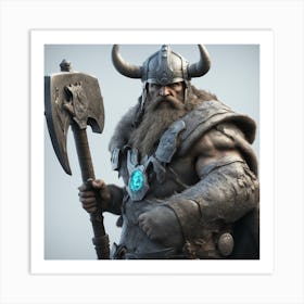 Viking Warrior Art Print