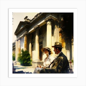 Man And A Woman Art Print