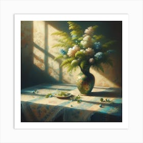 Flowers In A Vase 2 Art Print