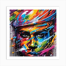 Splatter Painting Art Print