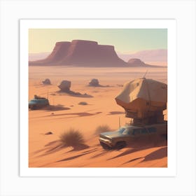 Desert Landscape 89 Art Print