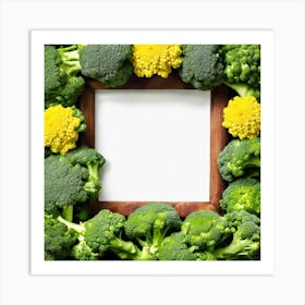 Frame Of Broccoli 11 Art Print